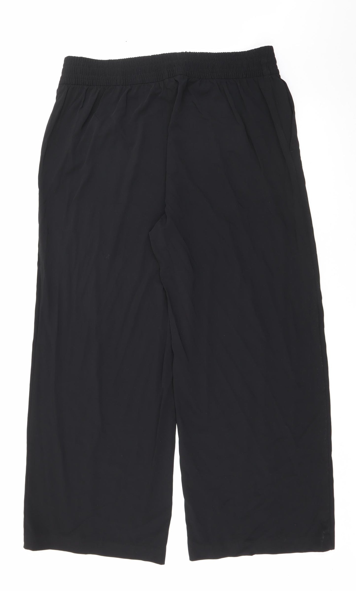 Marks and Spencer Womens Black  Polyester Bloomer Trousers Size 18 L29 in Regular