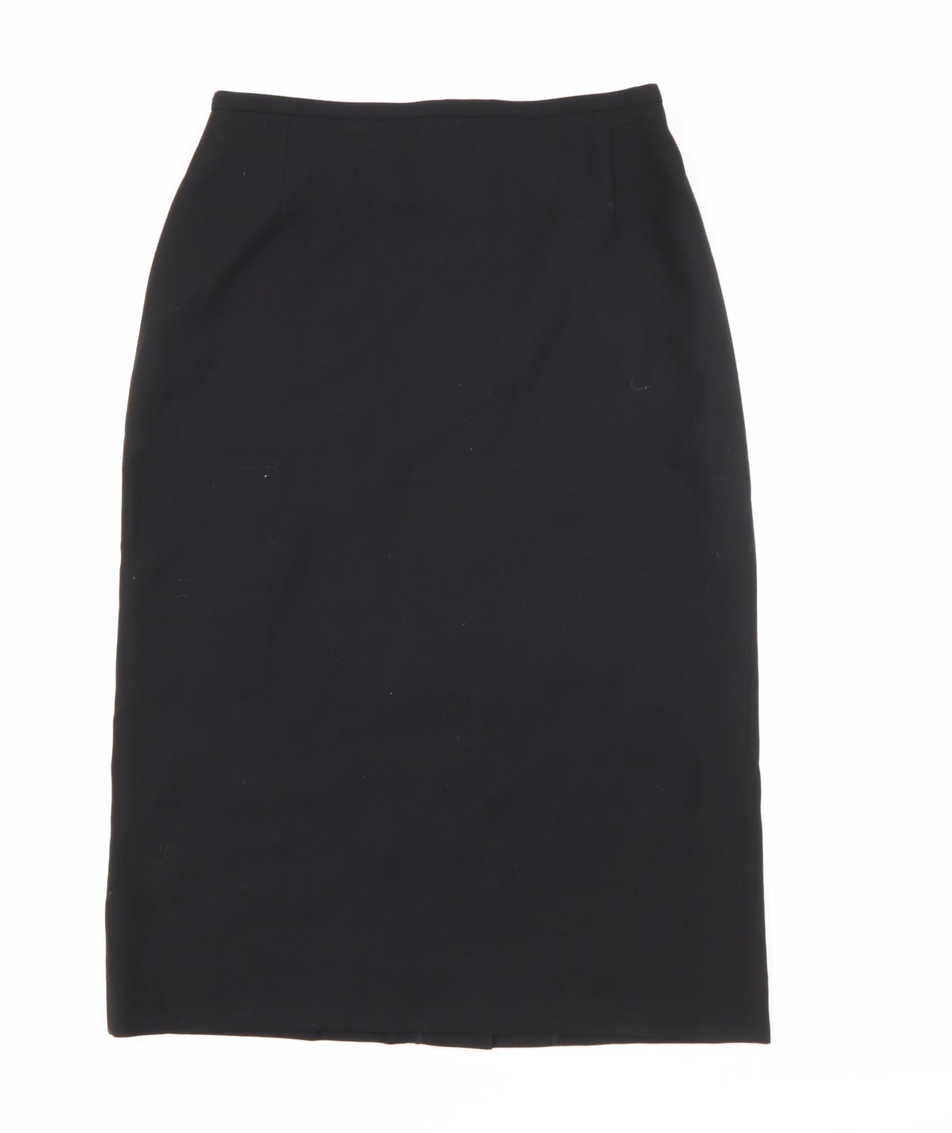 Jaeger Womens Black  Wool Straight & Pencil Skirt Size 8   Zip