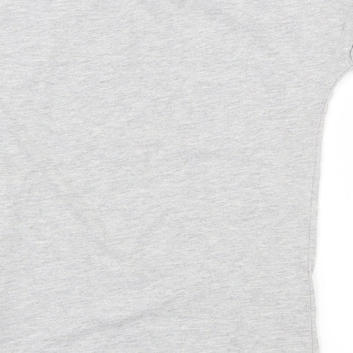 smith & brooks Girls Grey  Cork Pullover T-Shirt Size 9-10 Years Crew Neck Pullover