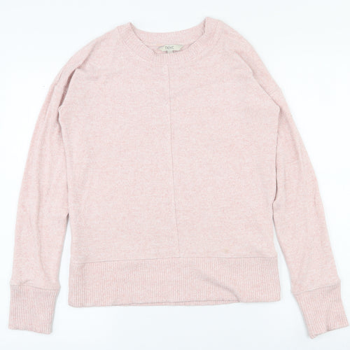 NEXT Womens Pink Round Neck  Viscose Pullover Jumper Size 6