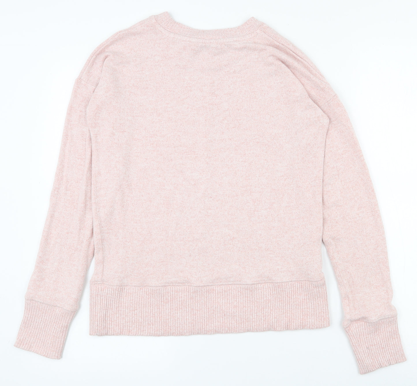 NEXT Womens Pink Round Neck  Viscose Pullover Jumper Size 6