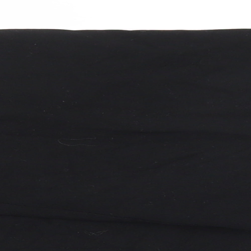 Atmosphere Womens Black  Cotton Cropped Leggings Size 12 L19 in Regular Pullover