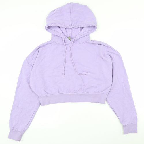 ASOS Womens Purple  Viscose Pullover Hoodie Size 12  Pullover