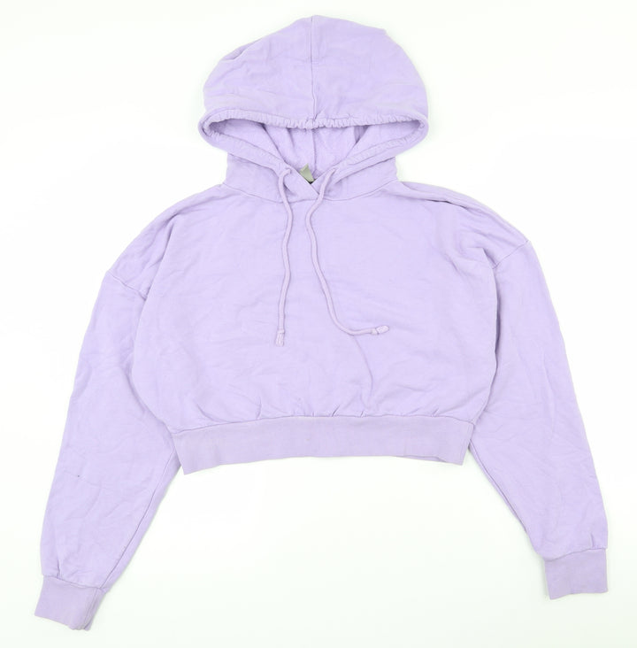 ASOS Womens Purple  Viscose Pullover Hoodie Size 12  Pullover