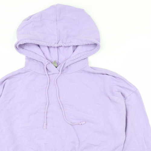 ASOS Womens Purple  Viscose Pullover Hoodie Size 12  Pullover