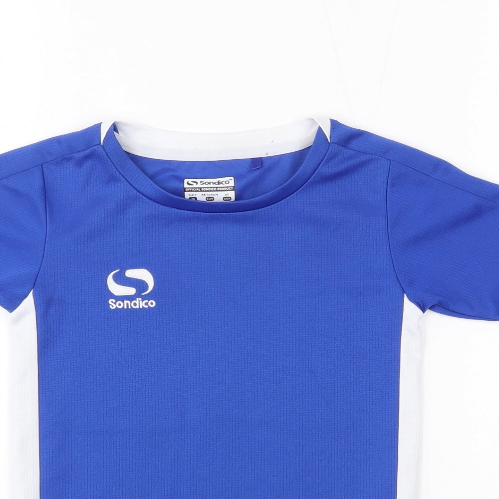 Sondico Boys   100% Polyester Jersey T-Shirt Size 3-4 Years Round Neck