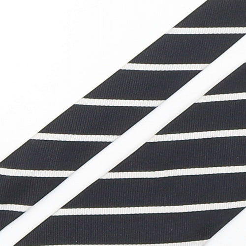 Marks and Spencer Mens Multicoloured Striped Silk Pointed Tie One Size