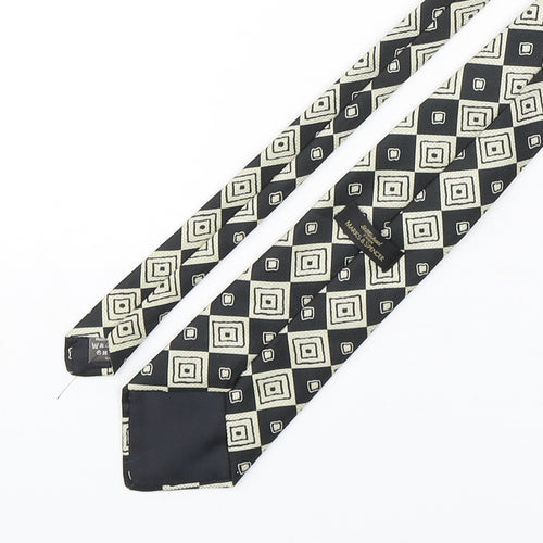 Marks and Spencer Mens Multicoloured Geometric Polyester Pointed Tie One Size