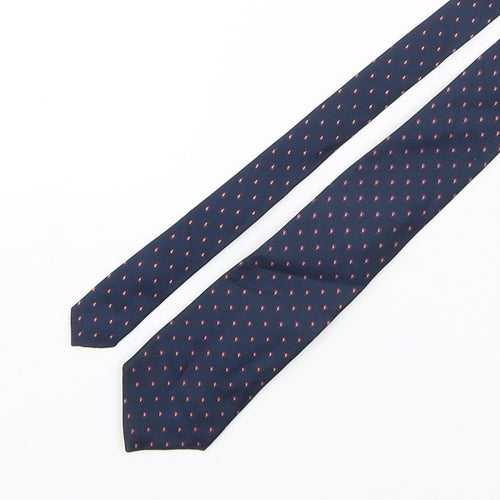 Theros Mens Blue Paisley Silk Pointed Tie One Size