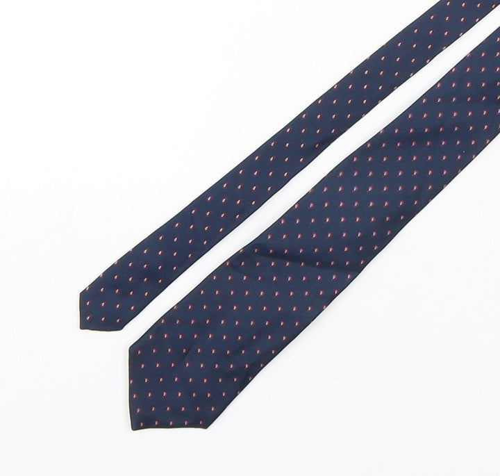 Theros Mens Blue Paisley Silk Pointed Tie One Size