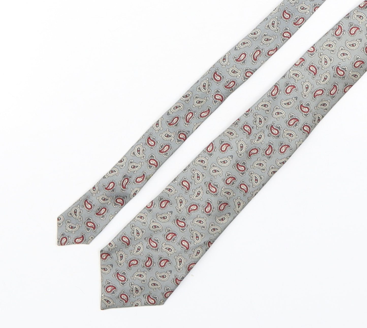 Roberto London  Mens Multicoloured Paisley Silk Pointed Tie One Size