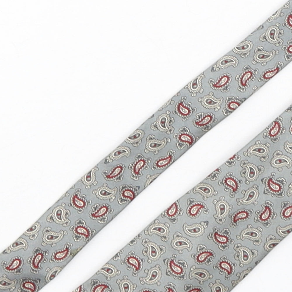 Roberto London  Mens Multicoloured Paisley Silk Pointed Tie One Size