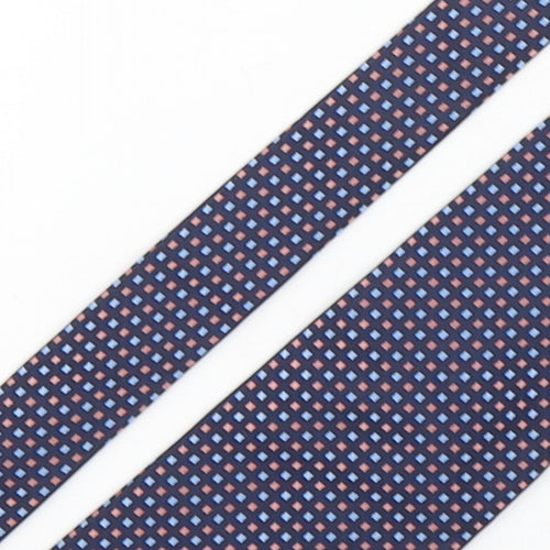 George Mens Multicoloured Plaids & Checks Polyester Pointed Tie One Size
