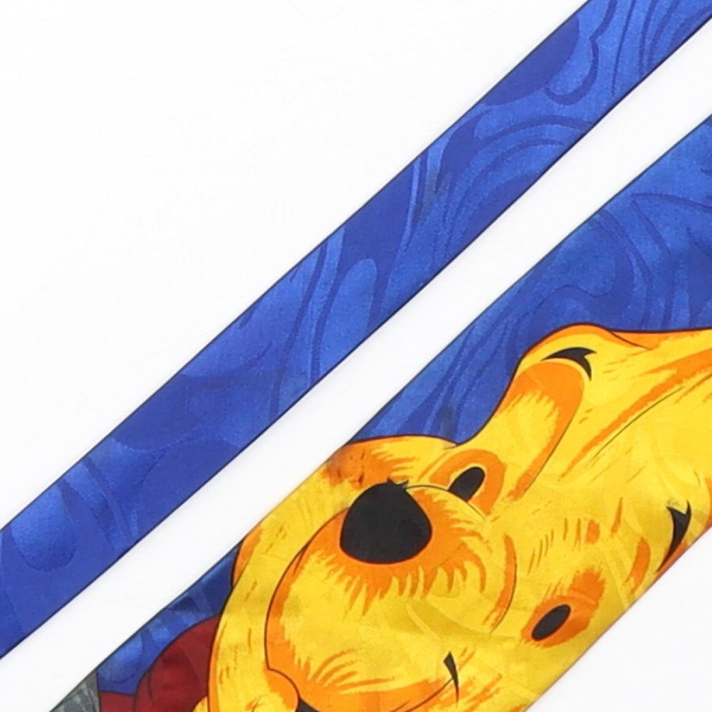 BRICE Mens Multicoloured Geometric Polyester Pointed Tie One Size - winnie the pooh