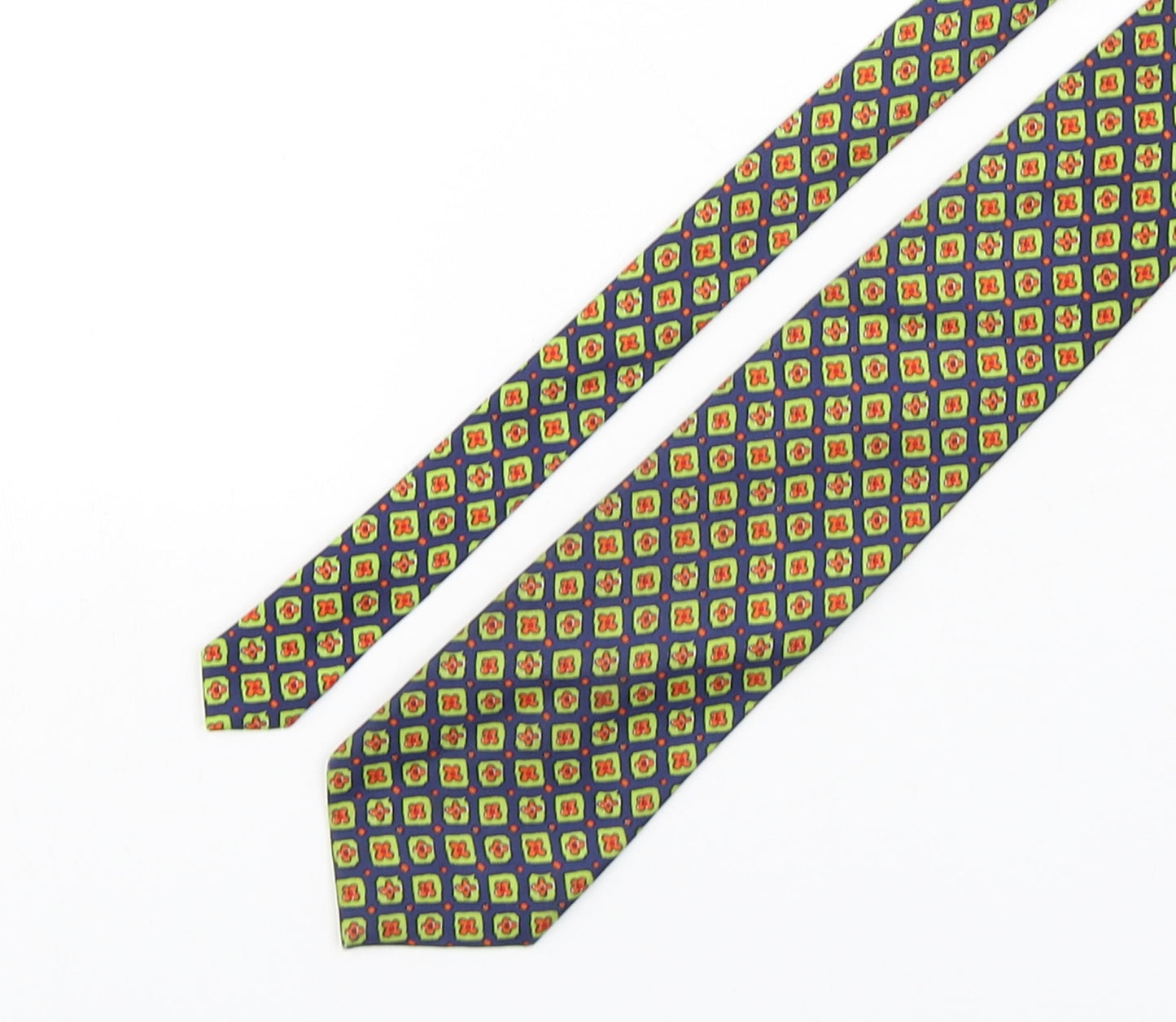 Marks and Spencer Mens Multicoloured Floral Silk Pointed Tie One Size