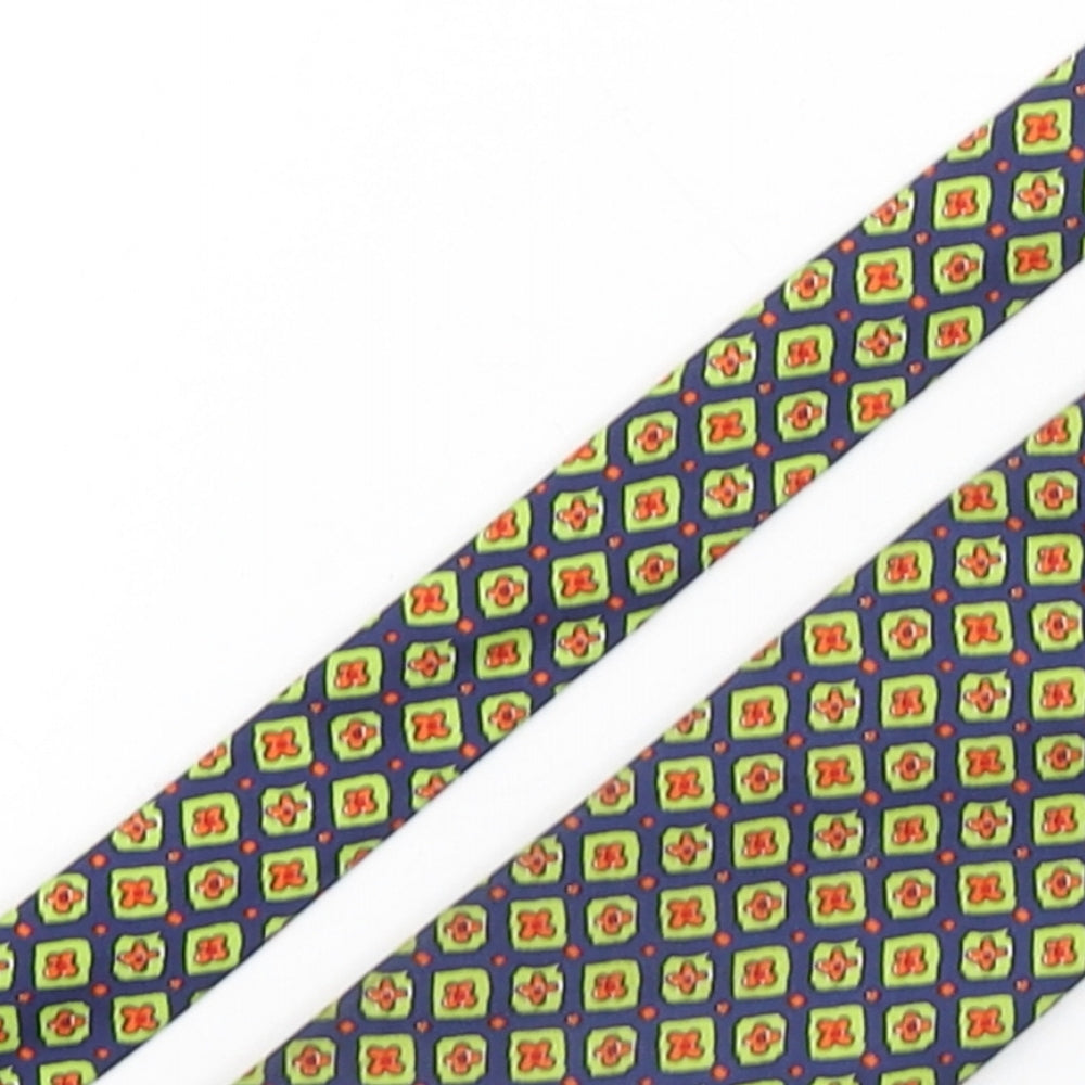 Marks and Spencer Mens Multicoloured Floral Silk Pointed Tie One Size