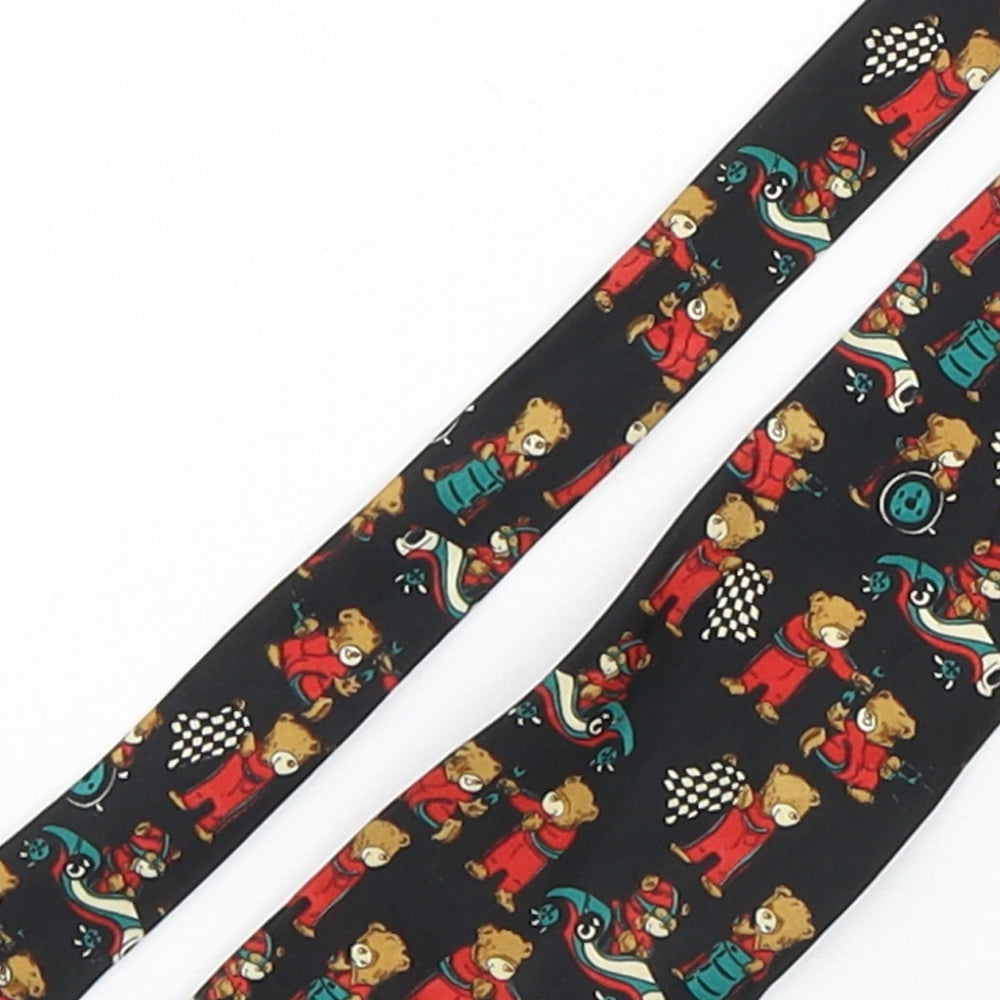 Havana  Mens Multicoloured Geometric Polyester Pointed Tie One Size - Racing Bear