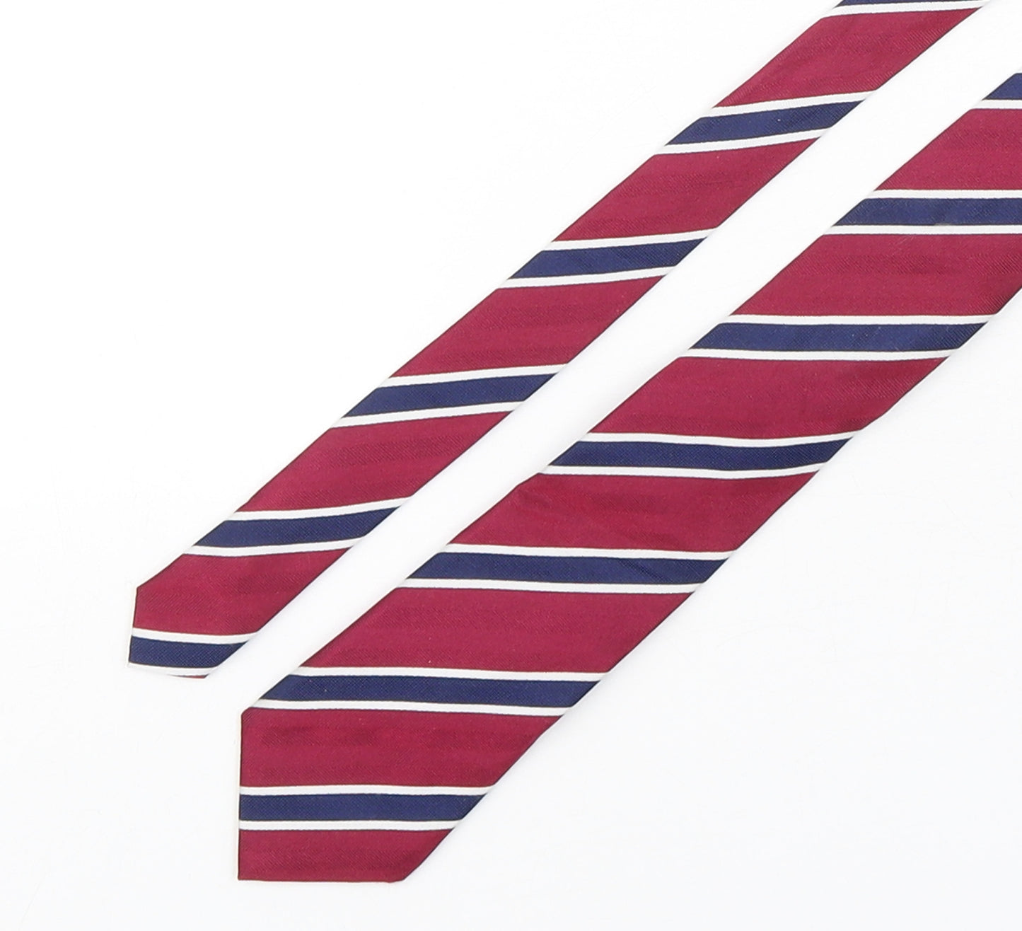 Charles Tyrwhitt Mens Multicoloured Striped Silk Pointed Tie One Size