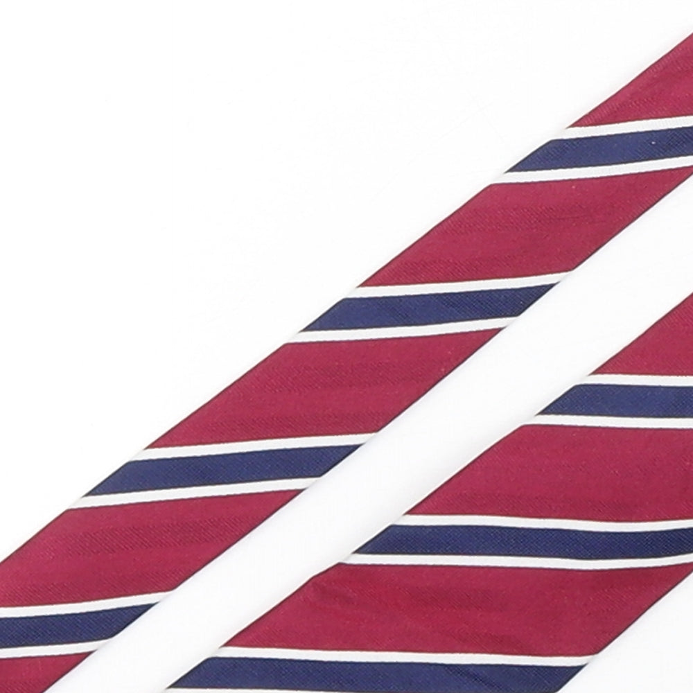 Charles Tyrwhitt Mens Multicoloured Striped Silk Pointed Tie One Size