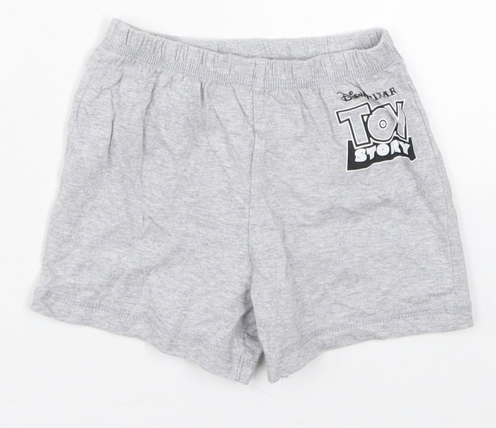 George Baby Grey  Cotton Cropped Trousers Size 18-24 Months   - Toy Story