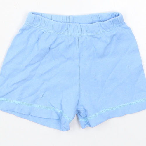 George Boys Blue  Cotton Sweatpants Trousers Size 18-24 Months   - Sweat Shorts
