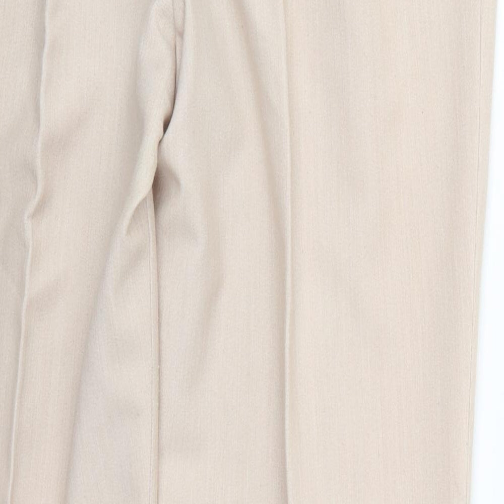 Gerard Womens Beige  Polyester Trousers  Size 16 L30 in Regular Button