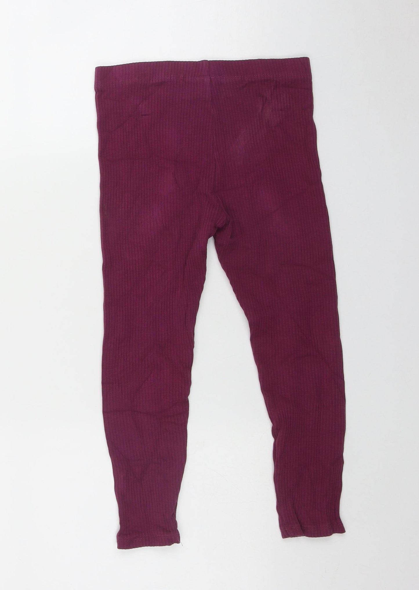 NEXT Girls Pink  Cotton Jegging Trousers Size 8 Years  Regular