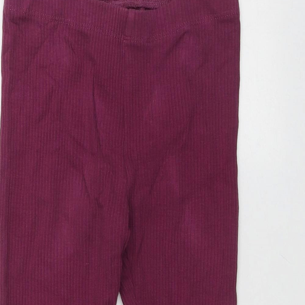 NEXT Girls Pink  Cotton Jegging Trousers Size 8 Years  Regular