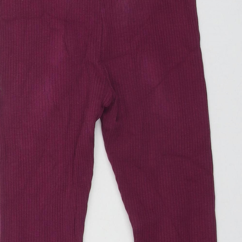 NEXT Girls Pink  Cotton Jegging Trousers Size 8 Years  Regular