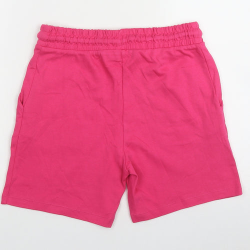 TU Womens Pink  100% Cotton Bermuda Shorts Size 8 L5.5 in Regular