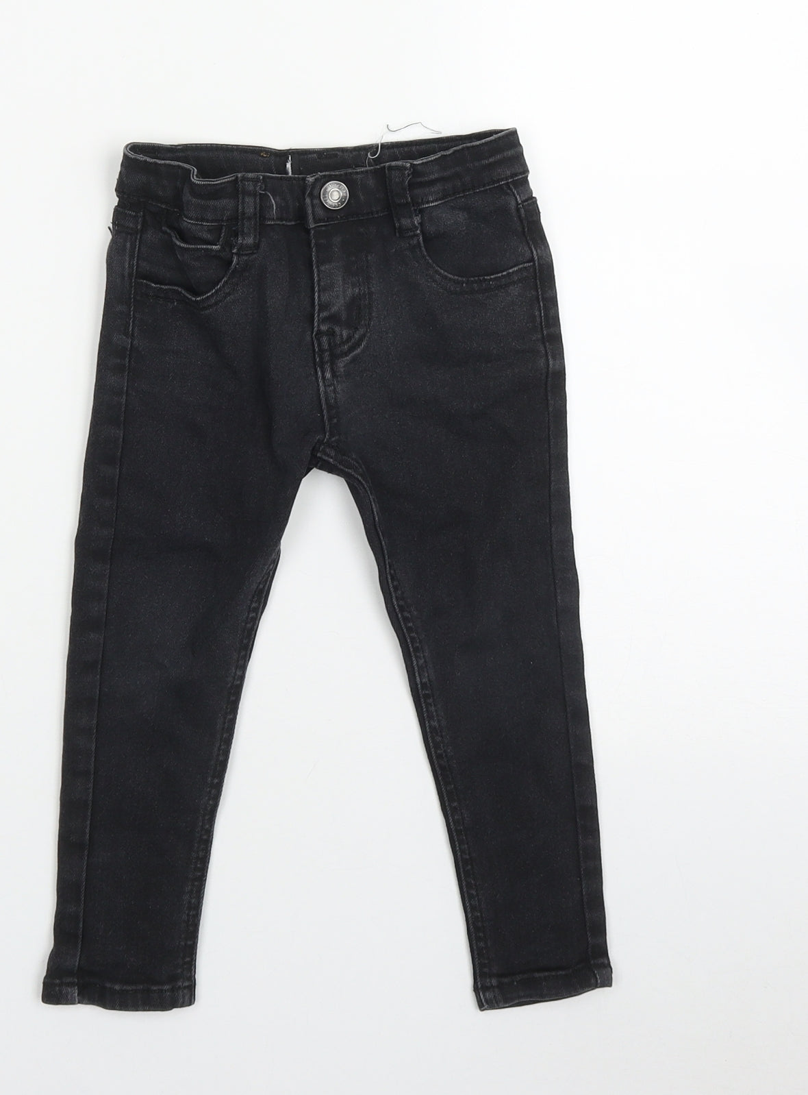 Firetrap Girls Black  Cotton Skinny Jeans Size 2-3 Years  Regular