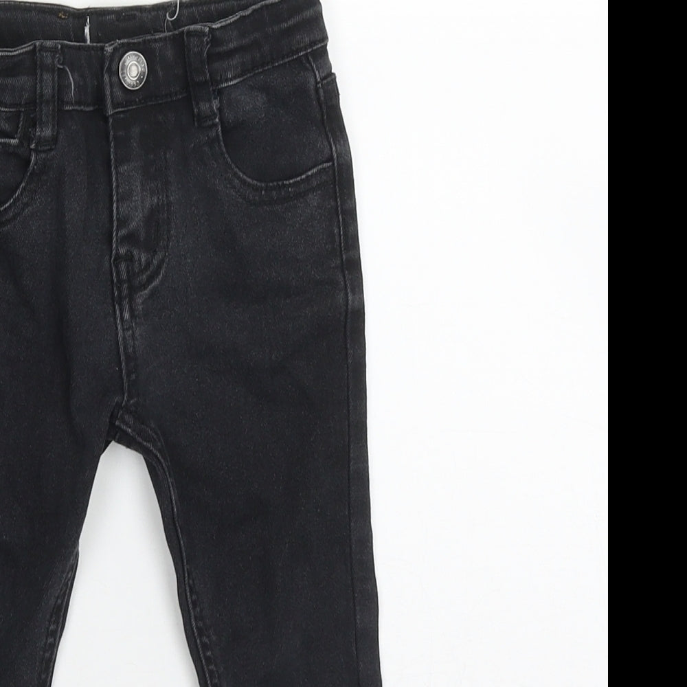 Firetrap Girls Black  Cotton Skinny Jeans Size 2-3 Years  Regular