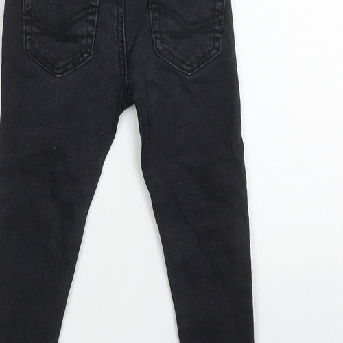 Firetrap Girls Black  Cotton Skinny Jeans Size 2-3 Years  Regular