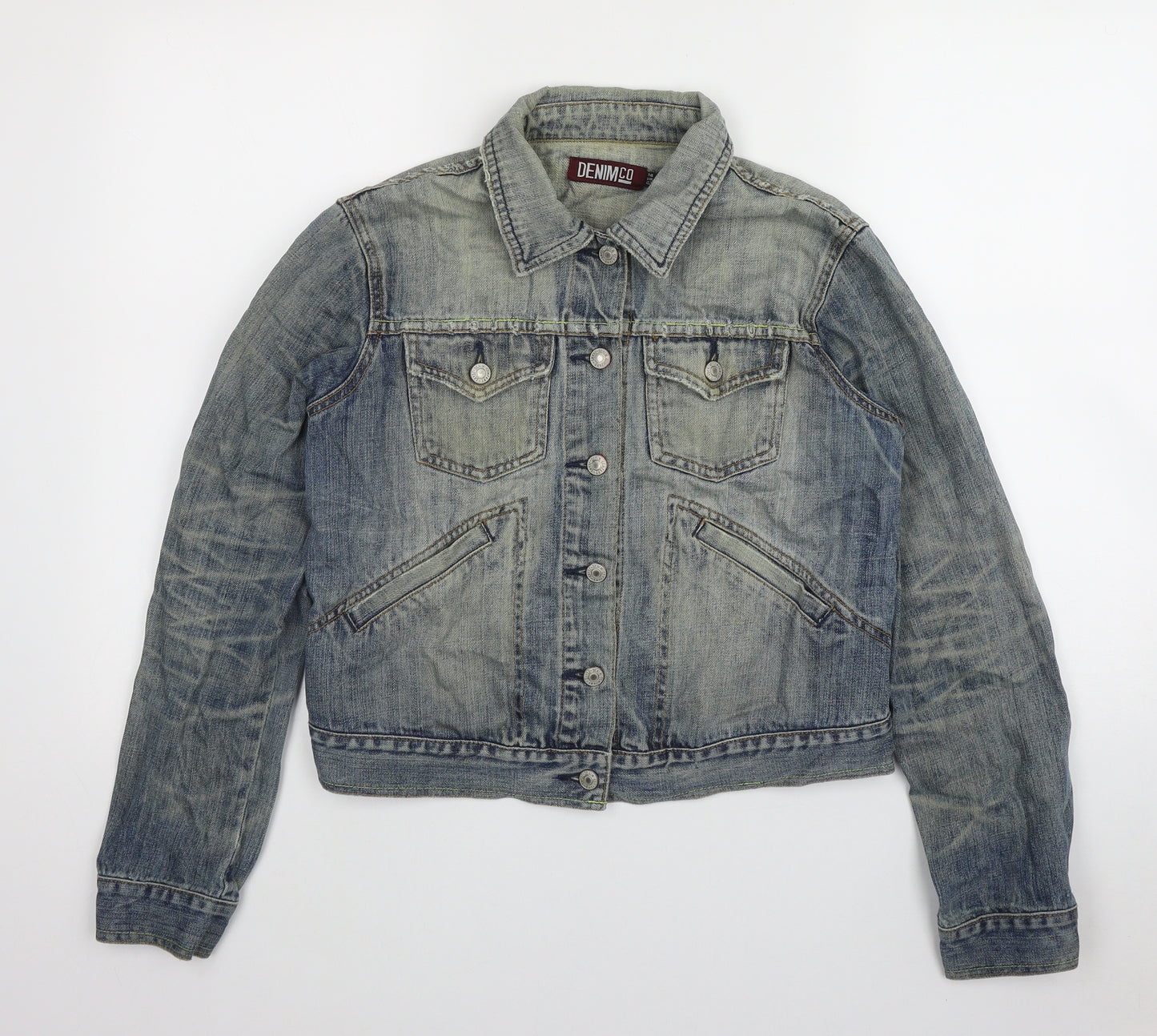 Primark Womens Blue   Jacket  Size 14  Button