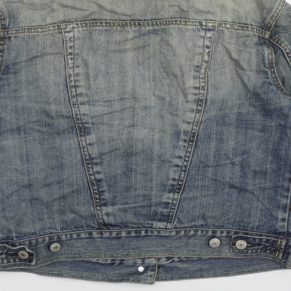 Primark Womens Blue   Jacket  Size 14  Button