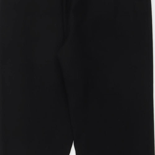 Wardrobe Womens Black  Polyester Trousers  Size 14 L28 in Regular Zip