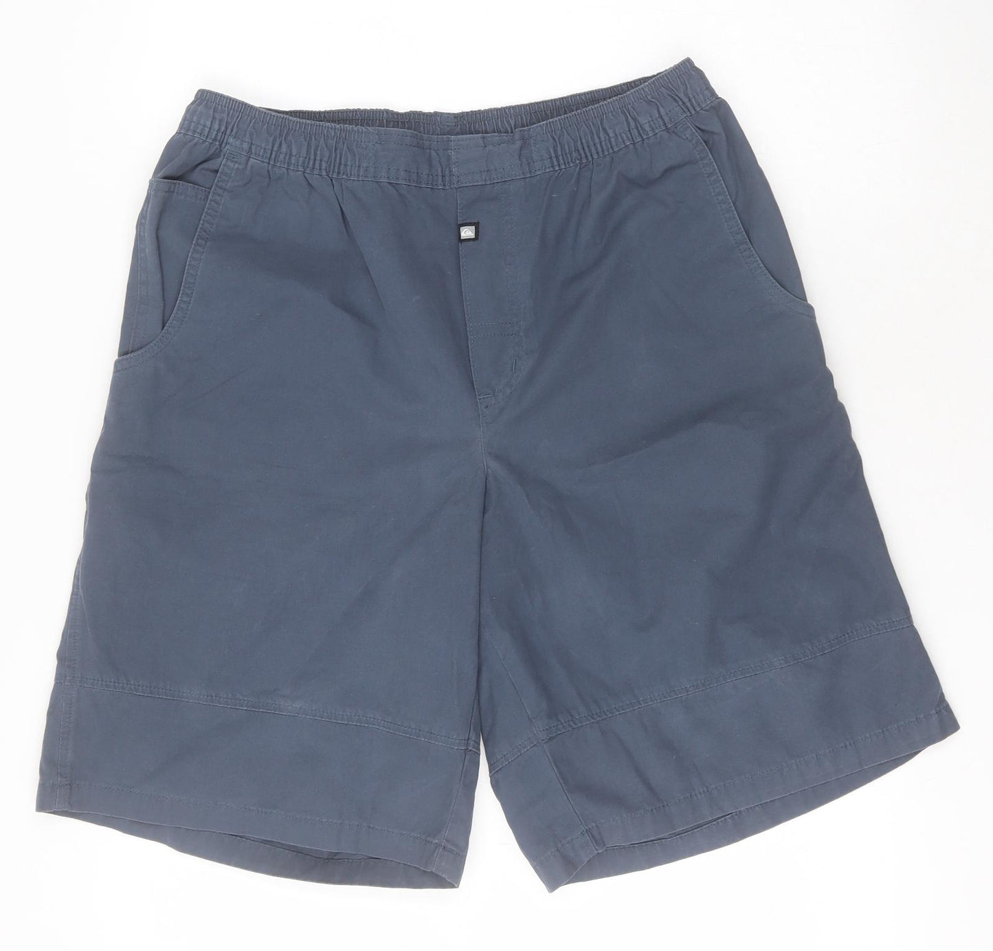 Quiksilver Mens Grey  Cotton Chino Shorts Size M L10 in Regular