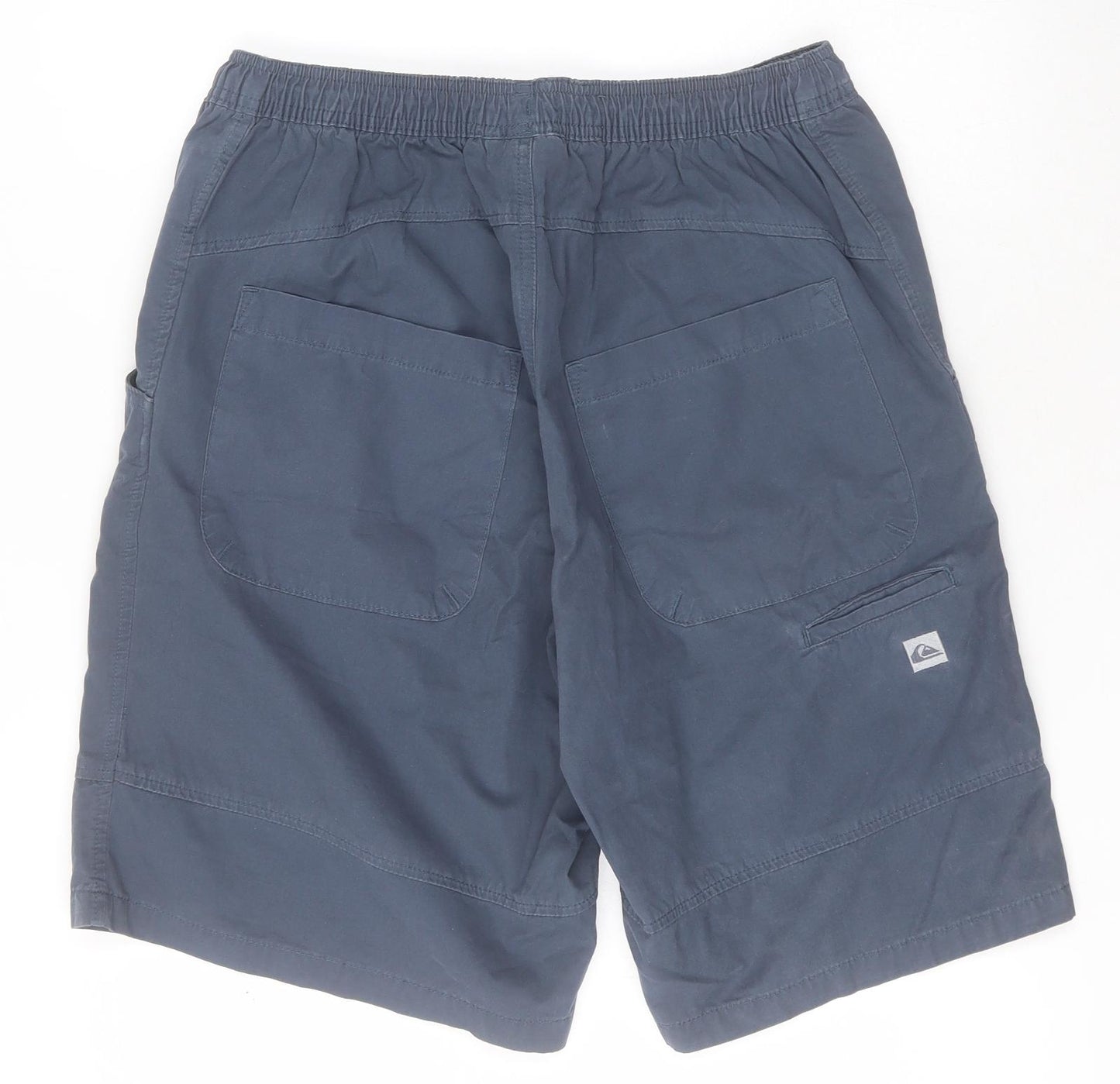 Quiksilver Mens Grey  Cotton Chino Shorts Size M L10 in Regular