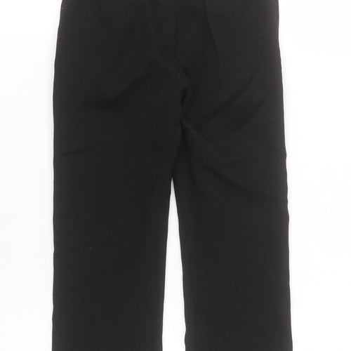 F&F Boys Black  Polyester Dress Pants Trousers Size 3-4 Years  Regular Pullover - School