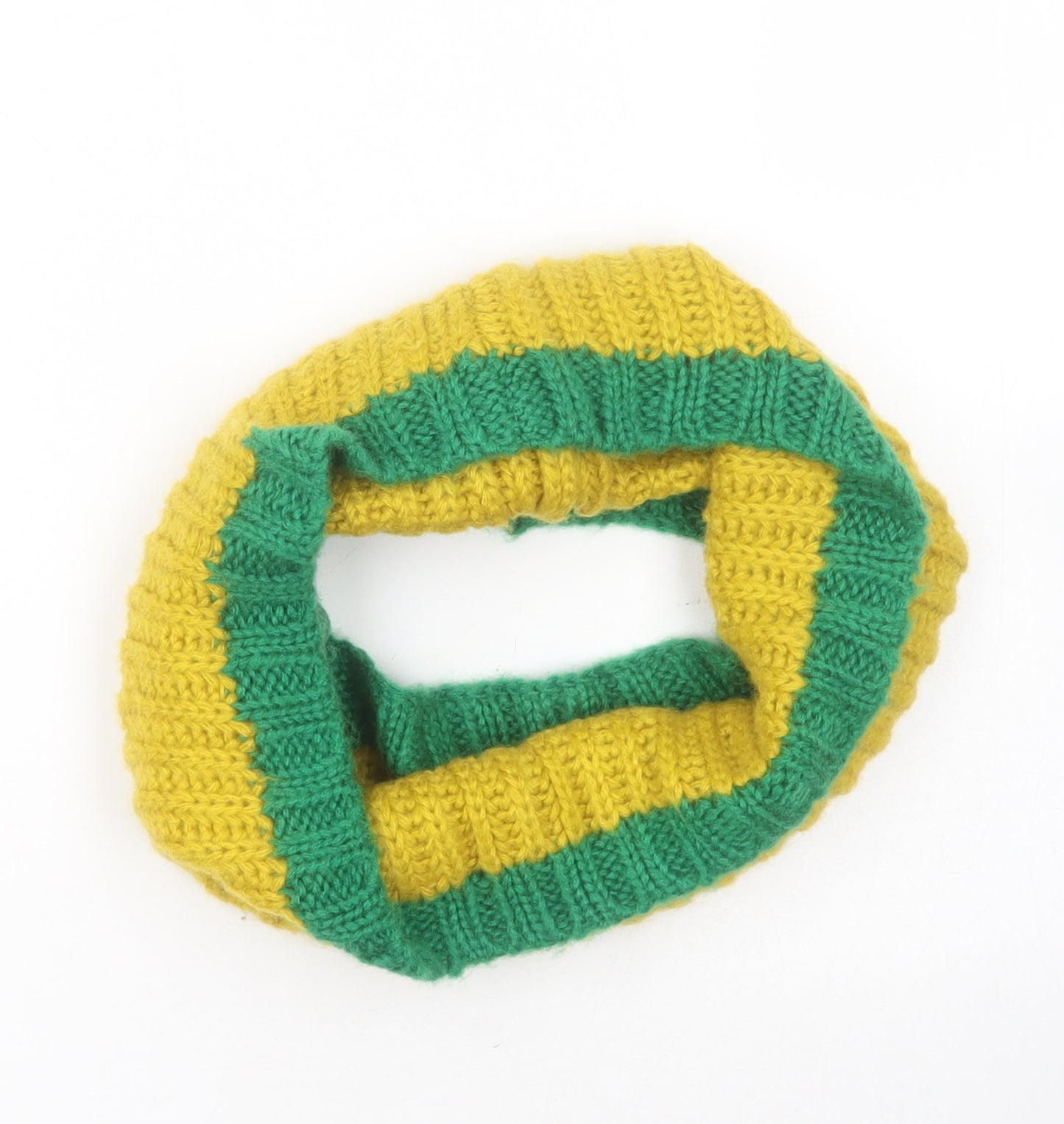 Therapy Womens Yellow  Acrylic  Scarf