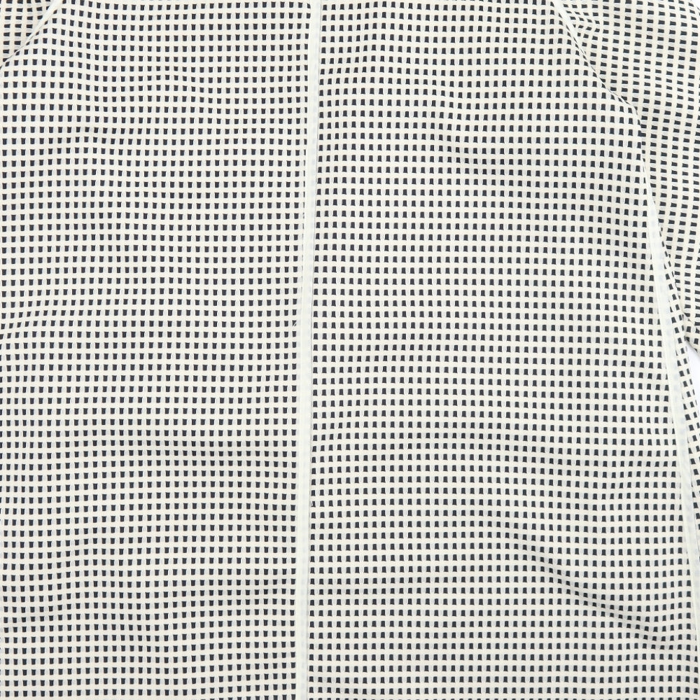 Gallery Womens Ivory Check  Jacket Blazer Size L