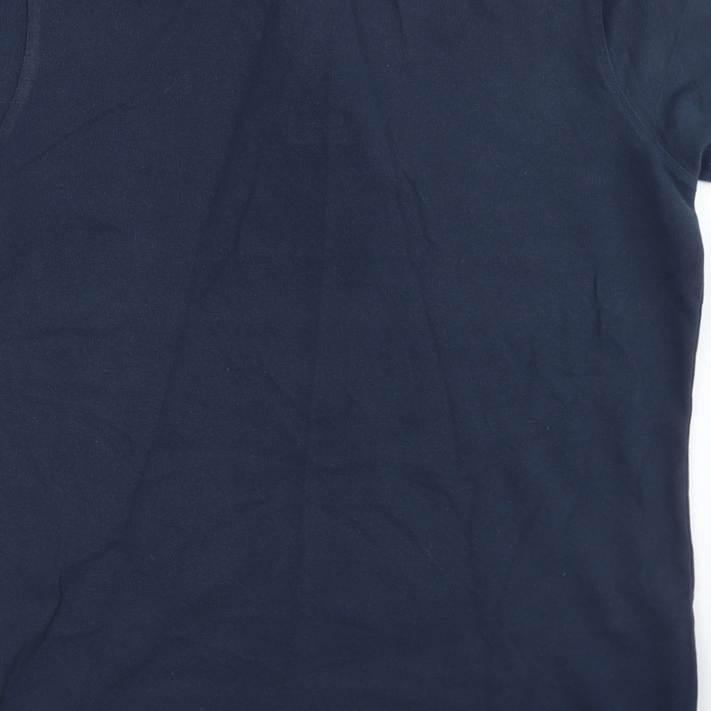Crew Clothing Mens Blue  Cotton  Polo Size M Collared