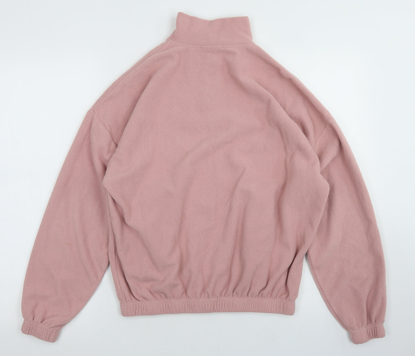 New Look Womens Pink  Polyester Pullover Sweatshirt Size S