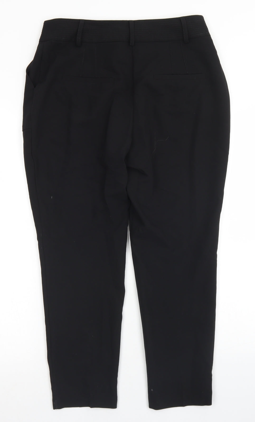 NEXT Womens Black  Polyester Dress Pants Trousers Size 12 L23 in Regular Hook & Eye