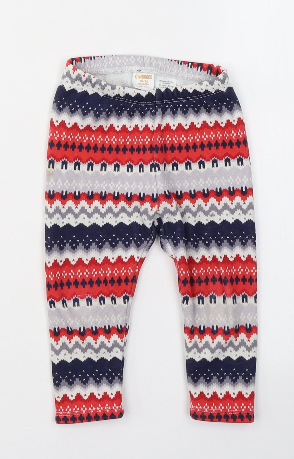 Gymboree Baby Multicoloured Geometric Polyester Capri Leggings Size 18-24 Months  Pullover
