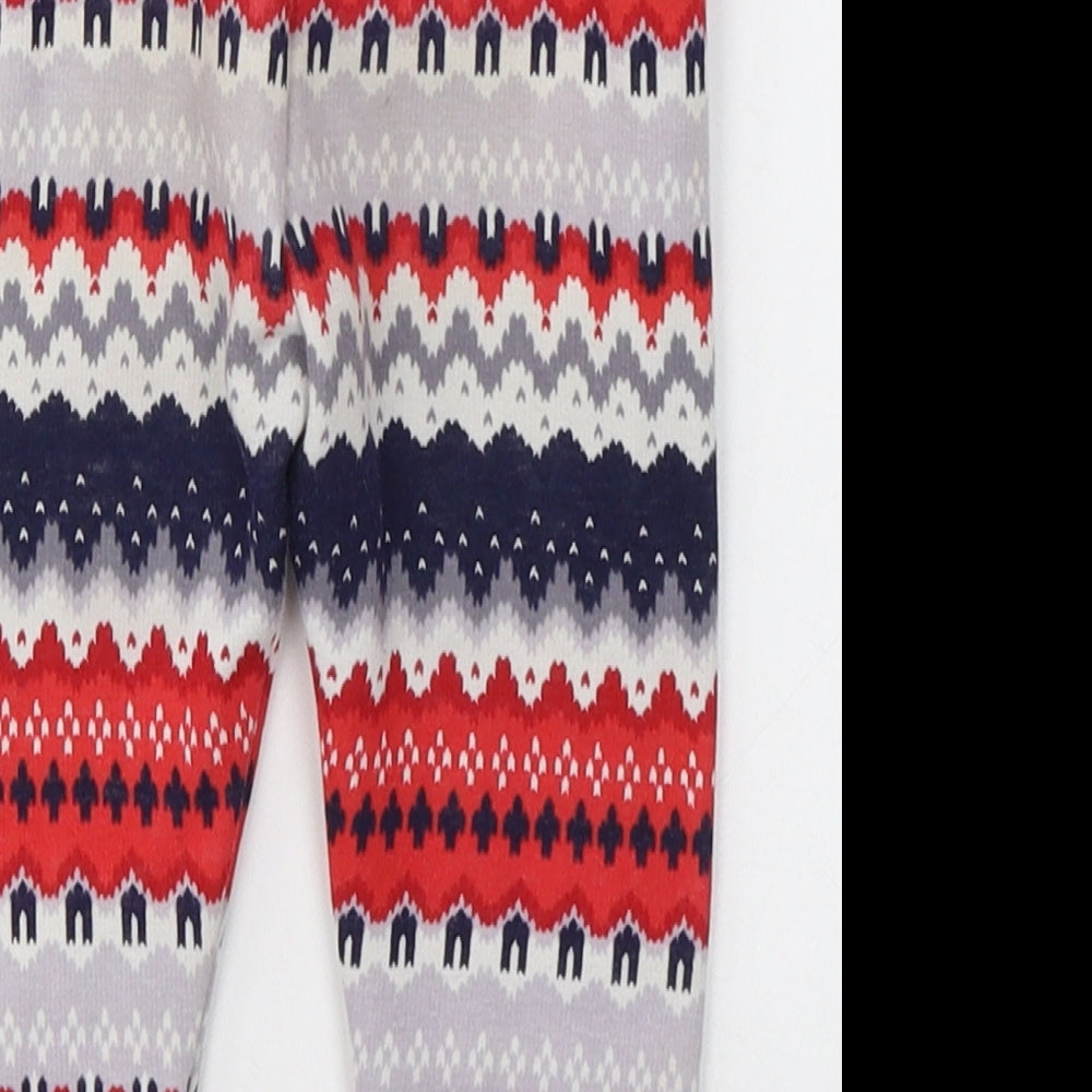 Gymboree Baby Multicoloured Geometric Polyester Capri Leggings Size 18-24 Months  Pullover