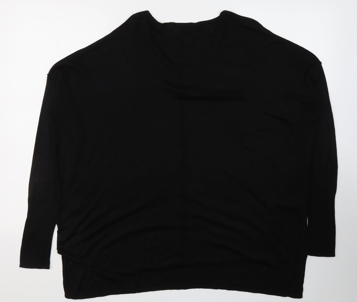 H&M Womens Black  Acrylic Jersey T-Shirt Size M Round Neck