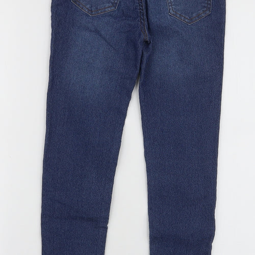 Denim & Co. Girls Blue  Cotton Jegging Jeans Size 9-10 Years  Slim Pullover
