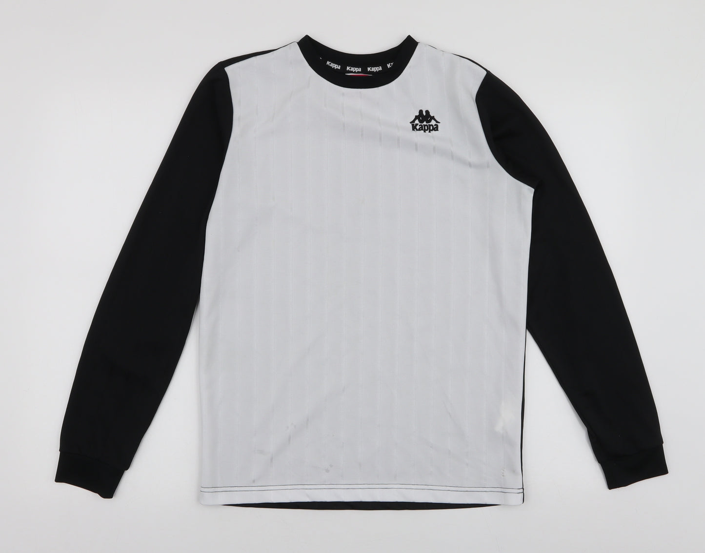 Kappa Mens White  Polyester Pullover Sweatshirt Size S