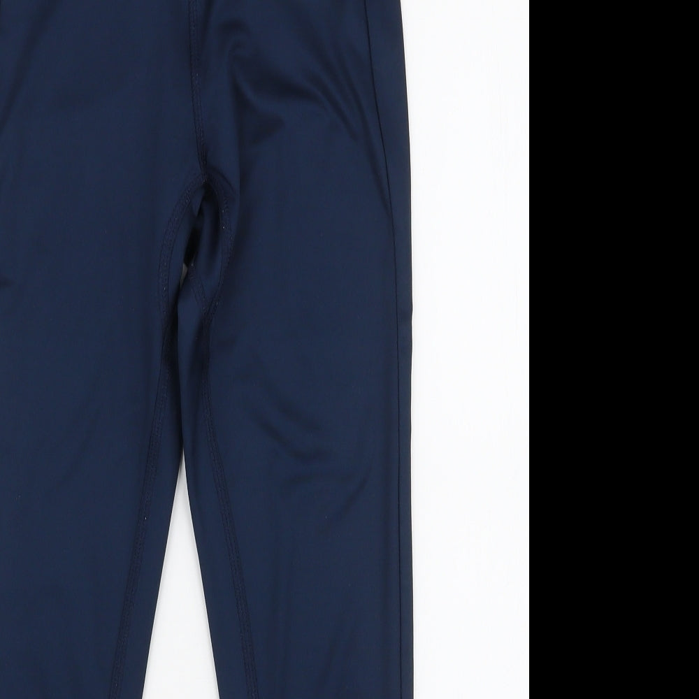 NEXT Girls Blue  Polyester Jogger Trousers Size 11 Years  Slim Pullover